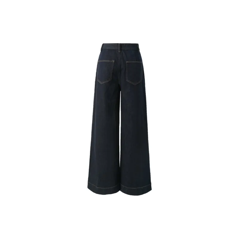 3COLOUR Jeans Women's Deep Sea Blue-1