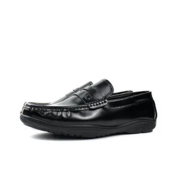 MYFULER Driving Gommino Loafers Men's Black
