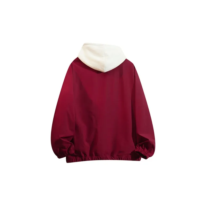 YOSICIL Jackets Coats Unisex Cream Gray-5