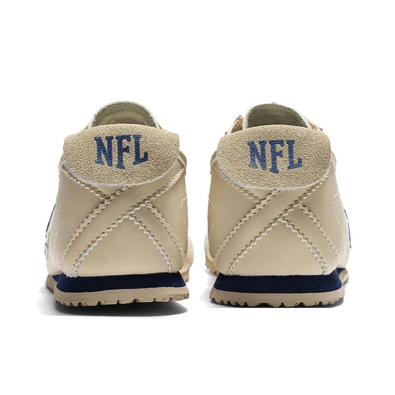 NFL Guoli N Series Coverage Anti-Slip And Wear-Resistant Lightweight Low-Top Skateboard Shoes Unisex Beige Dark Blue-3