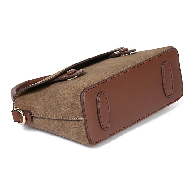 TUCANO PU Shoulder Bag, Crossbody Bag, Handbag Regular Women's Ecru/Black/Camel/Brown-19