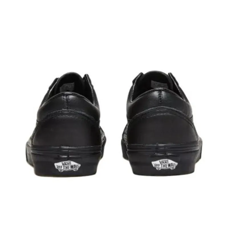 Vans Old Skool Anti Slip Wear Resistant Low Top Skateboard Shoes Men's Black-3