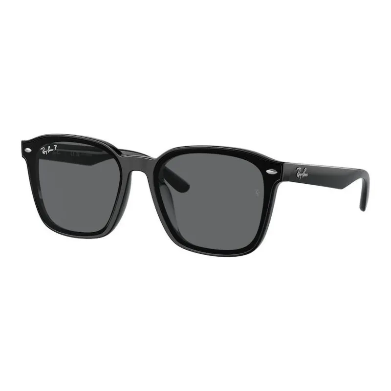 RayBan Square Sunglasses Unisex Black-0