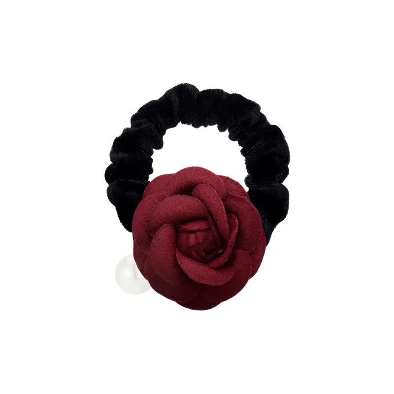 ROYALSASA Felt Velour Hair Tie Women's-0