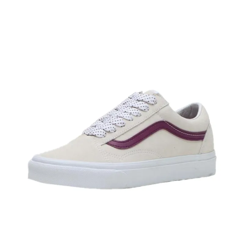 Vans Anti-Slip Wear-Resistant Low-Top Skateboard Shoes Unisex Beige-0
