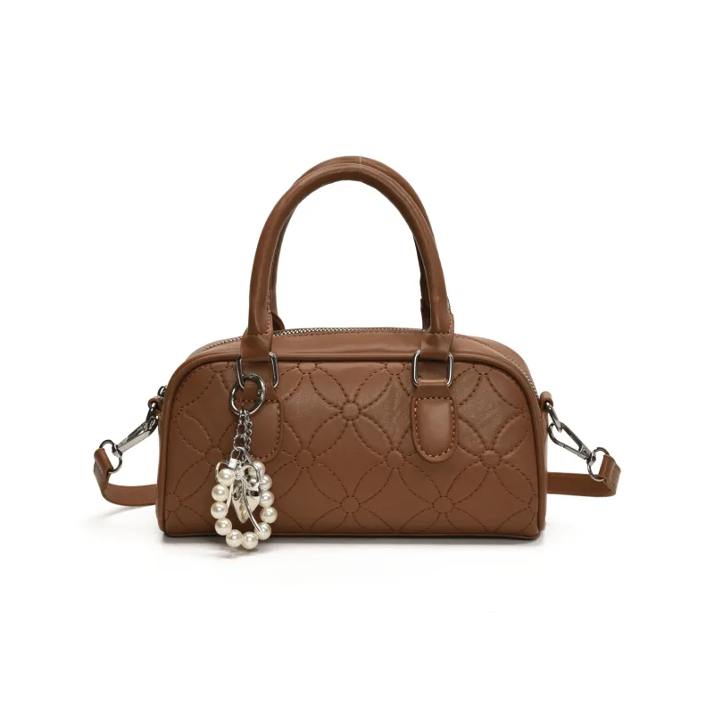 Yalu PU Shoulder Bag Crossbody Bag Handbags Women's Brown/White/Pink/Black-1