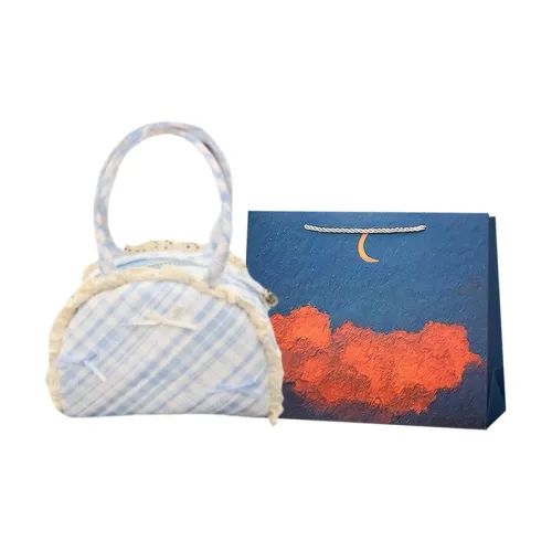 Elsvet Artificial Leather Crossbody Handbag Regular Women's Blue