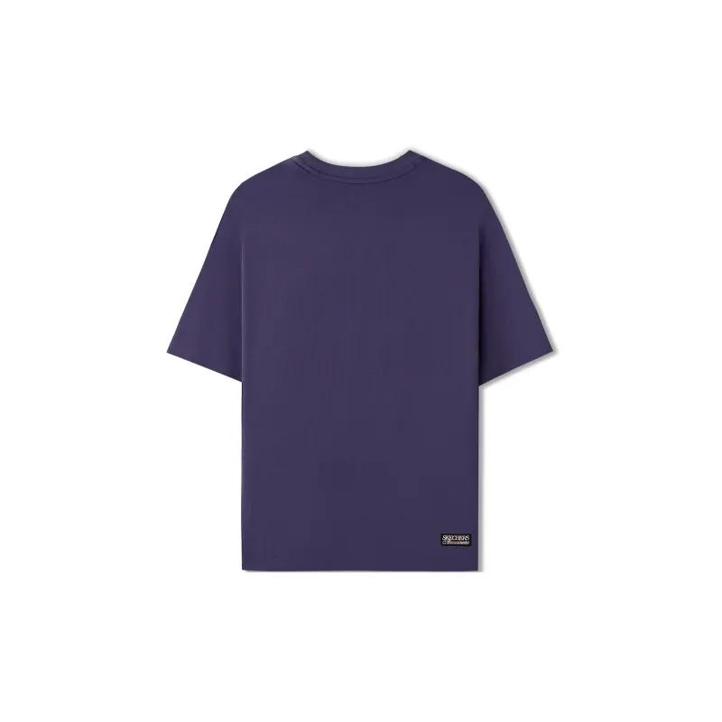 Skechers T Shirt Unisex Gothic Purple-1