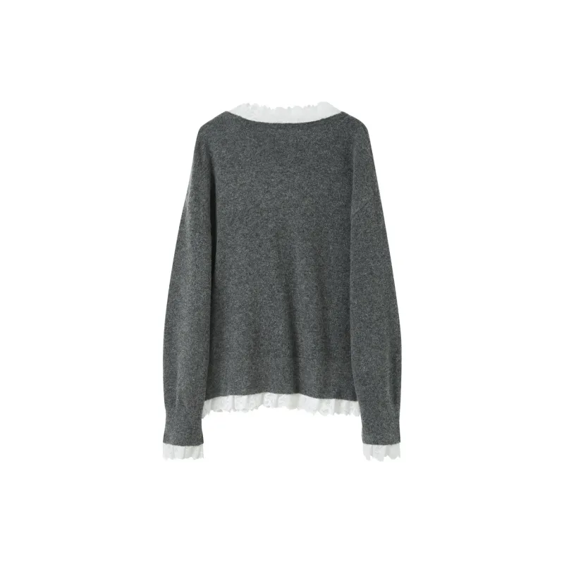 3COLOUR Knitwear Women's Heather Gray-1