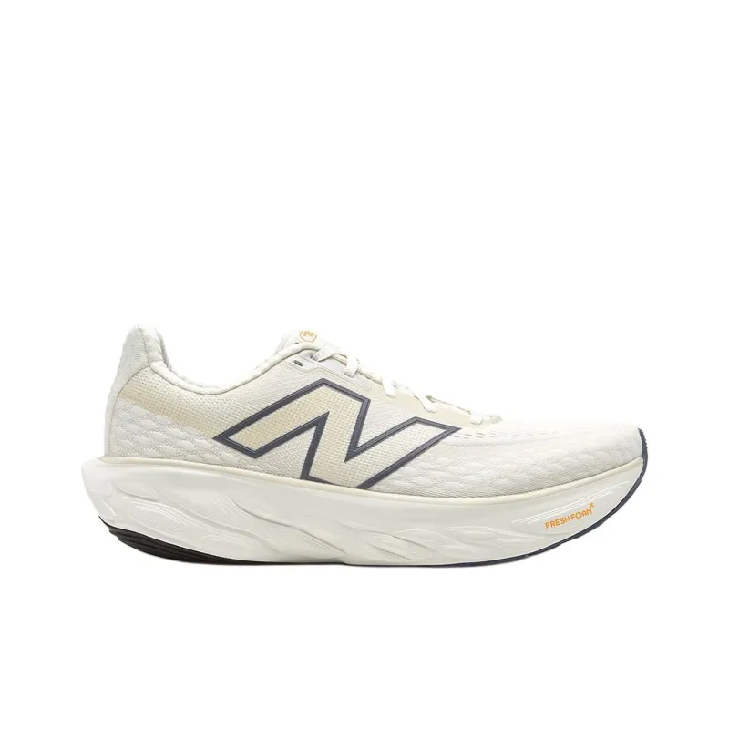 New Balance 1080v14 Anti Slip Wear Resistant Low Top Running Shoes Men's Ivory White 2E Width-1