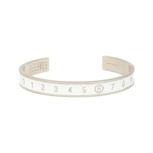 MM6 Maison Margiela Enamel logo Bracelet Cuff