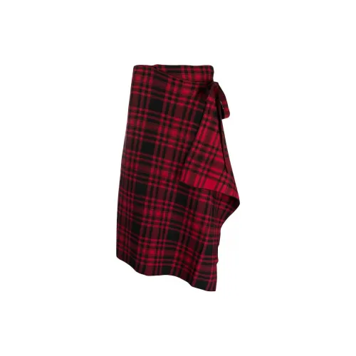 Polo Ralph Lauren Plaid check Wool Wrap Skirt