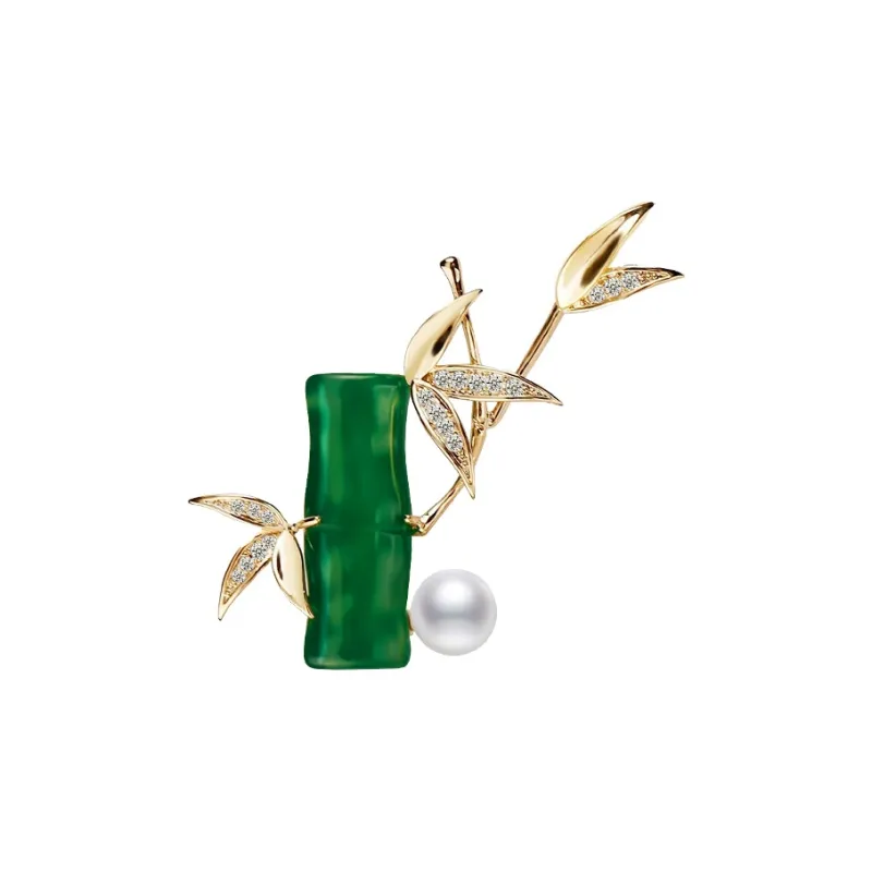 ROYALSASA Copper, Faux Crystal Brooches Women's-0
