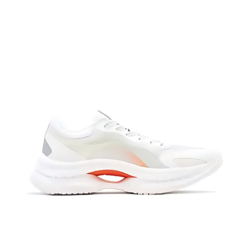 361° Cushioning Anti Slip And Wear Resistant Low Top Running Shoes Men's White Orange Green-1