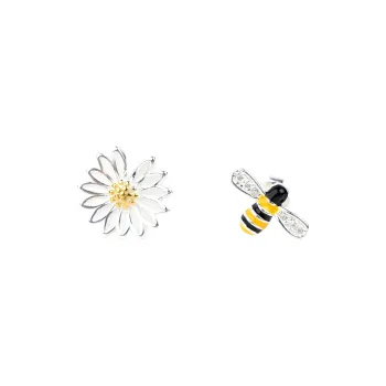 HYMAN KEVIN 925 Sterling Silver Enamel Stud Earrings Women's