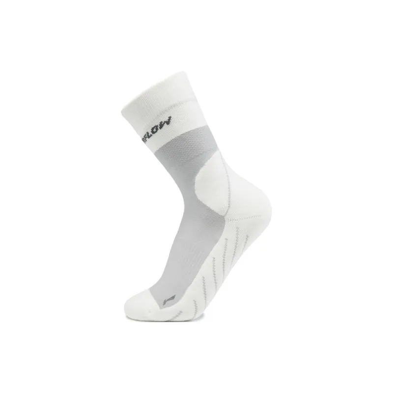 LiNing Outdoor Collection Mid Calf Socks Unisex Ivory-3