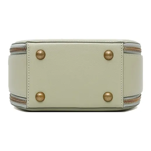 BUHOWE Polyurethane Handbag Women's Brown Fruit Green-13