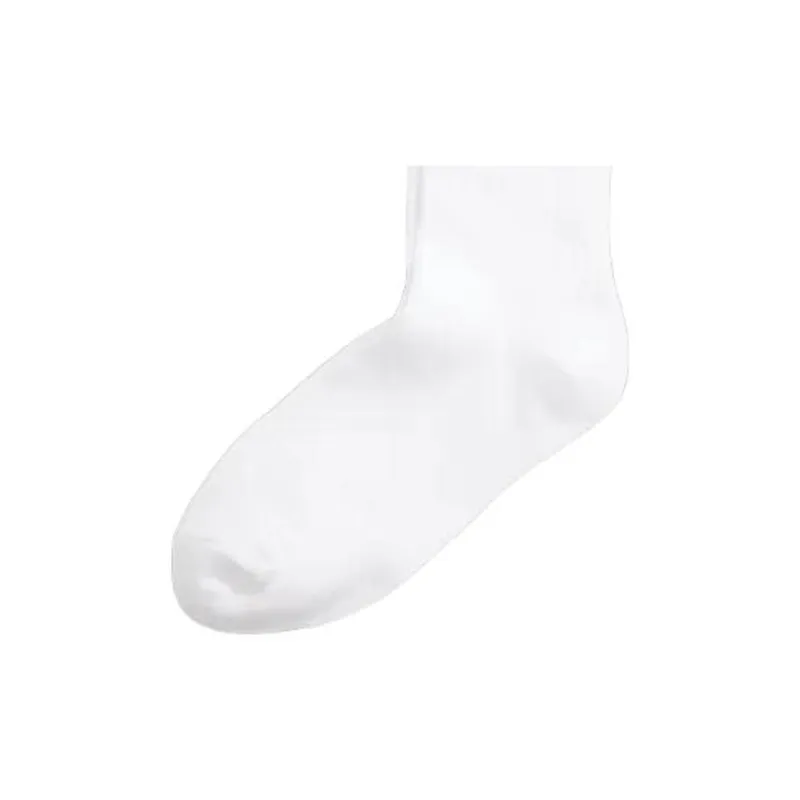 Polo Ralph Lauren Ribbed Crew Socks Mid-Calf Socks Women's White-2