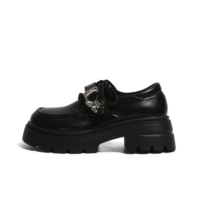 NUNZ Loafers Women's Glossy Black/Matte Black-8