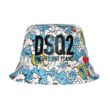 DSQUARED 2 Recycled Polyester, Cotton Bucket Hats Women's Blue