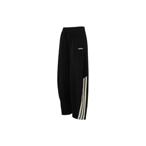 Adidas Knitted Sports Pants Unisex Black