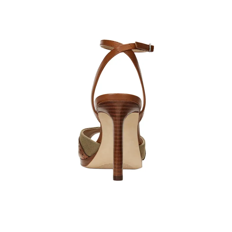 LAUREN RALPH LAUREN Kyla Slim Heel High Heels 8cm Women's Brown-3