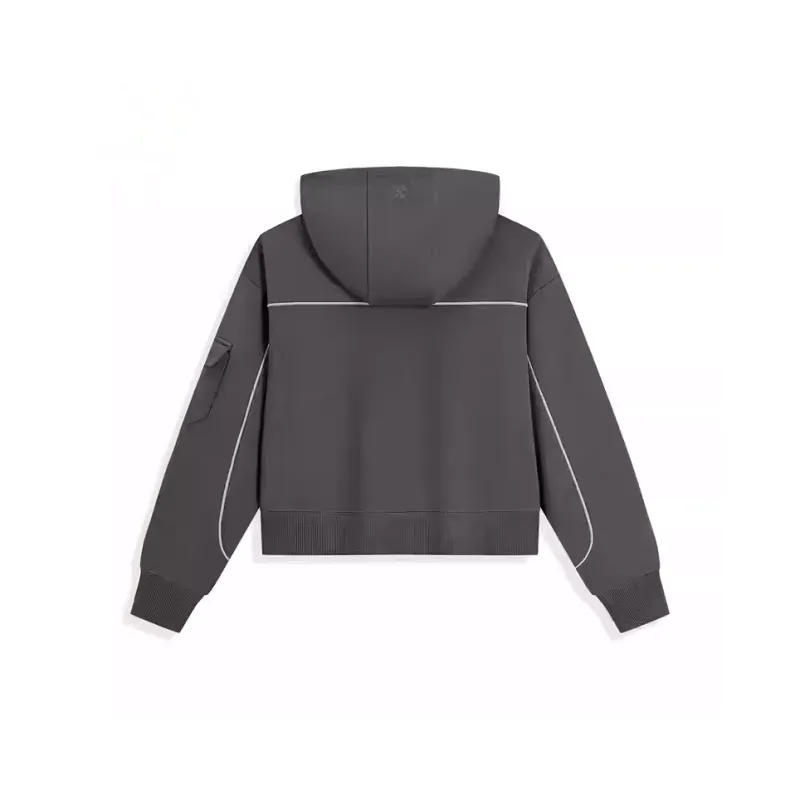 XTEP Sweatshirt Women's Ironware Gray-1