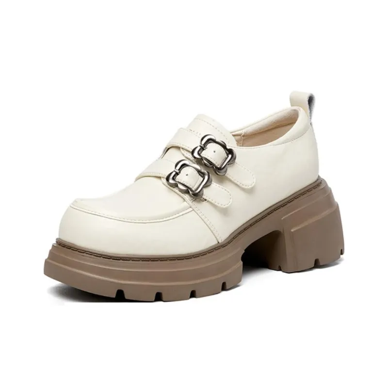 DAPHNE Loafers Women's Black, Beige, Burgundy-4