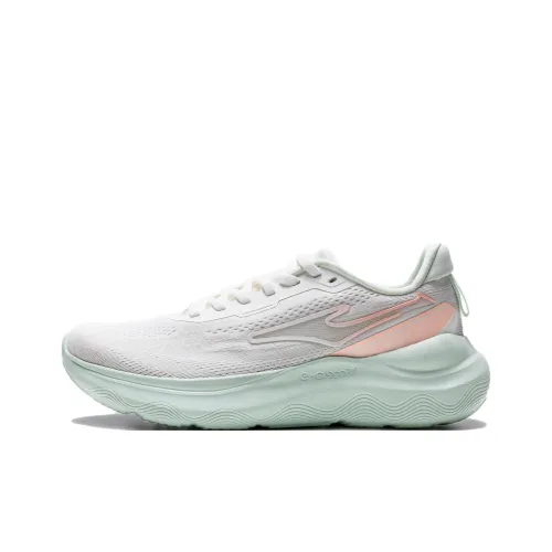 Erke Breathable Lightweight Low Top Training Shoes Women's White Green