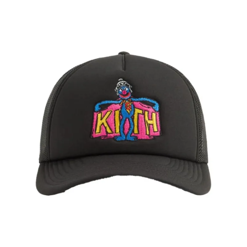 KITH X Sesame Street Super Grover Nolan Trucker Cap-0