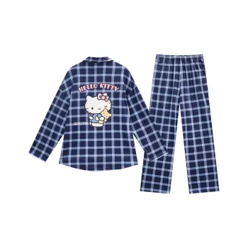 GUKOO x Hello Kitty Pajama Set Women's Dark Blue
