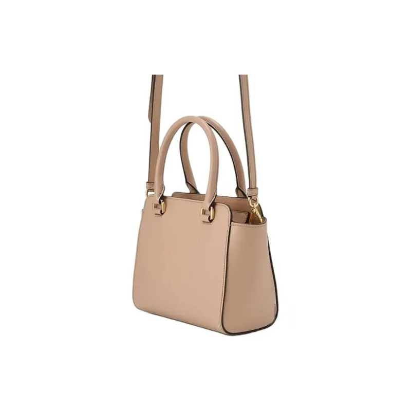 PRADA Saffiano Calfskin One Shoulder Handbags Small Size Women's Beige-2
