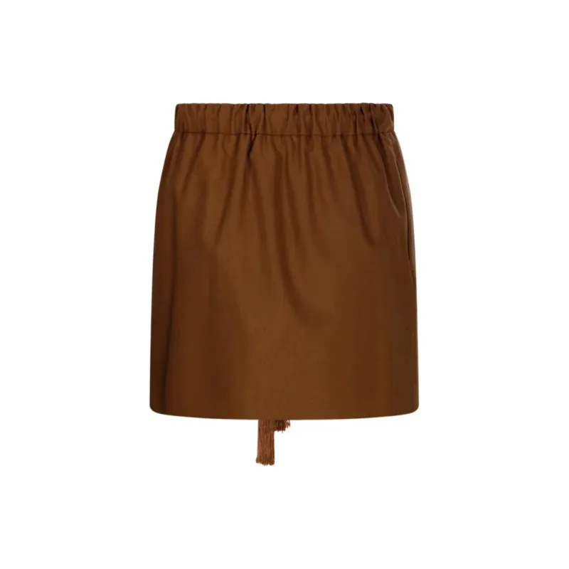 MaxMara Tabarin Tassel Detailed Mini Skirt-1