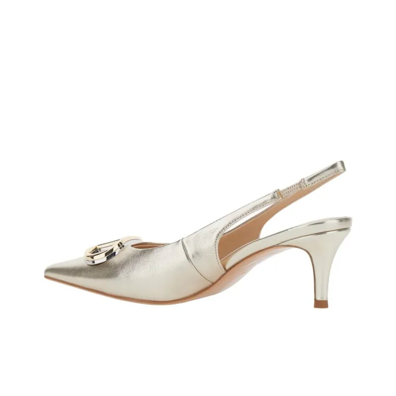 Twinset Oval T Slingback Pumps-4