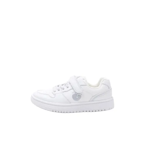 Mini Bala Anti Slip Wear Resistant Low Top Kids' Skateboarding Shoes White Children Aged 3 7 Years Old