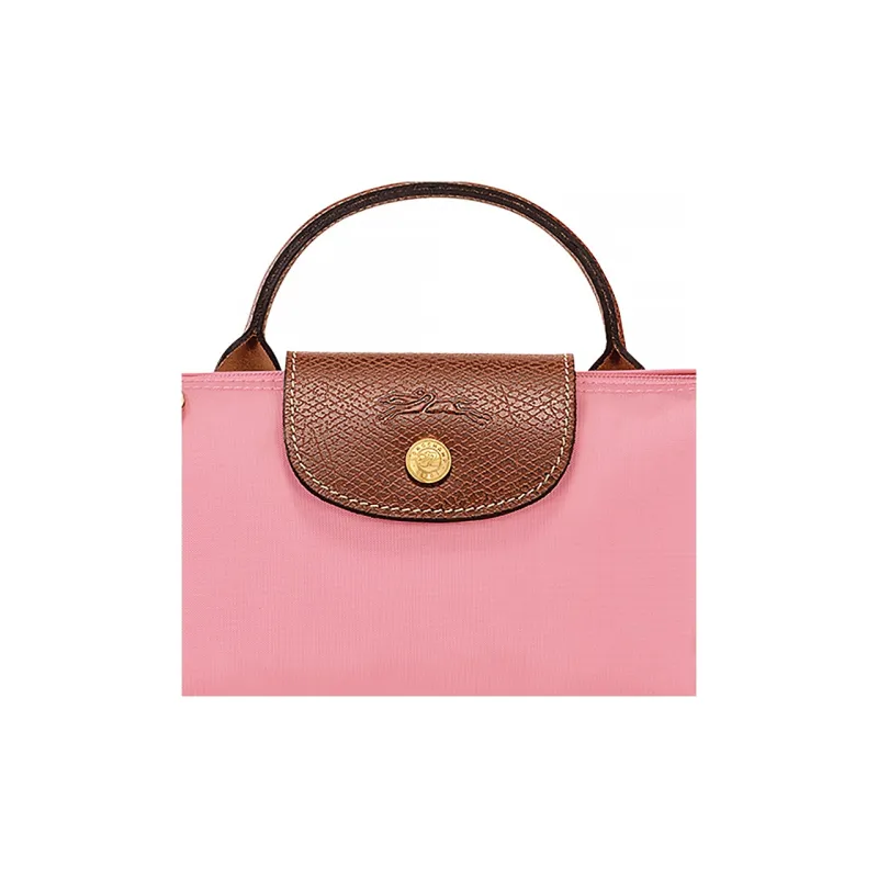 LONGCHAMP Le Pliage Recycled Canvas Canvas Bag Handbags Women's Cotton Candy-5