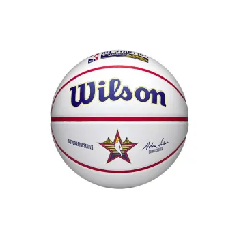 Wilson All Star PU Basketball White Size 7 Ball Training Competition Unisex