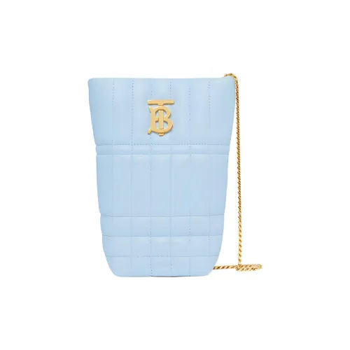 Burberry Lola Lola Bag Lambskin Bucket Bags Crossbody Bag Shoulder Bag Mini Women's Light Blue