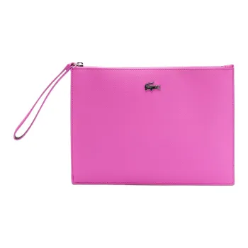 LACOSTE PVC Clutch Women's Pink