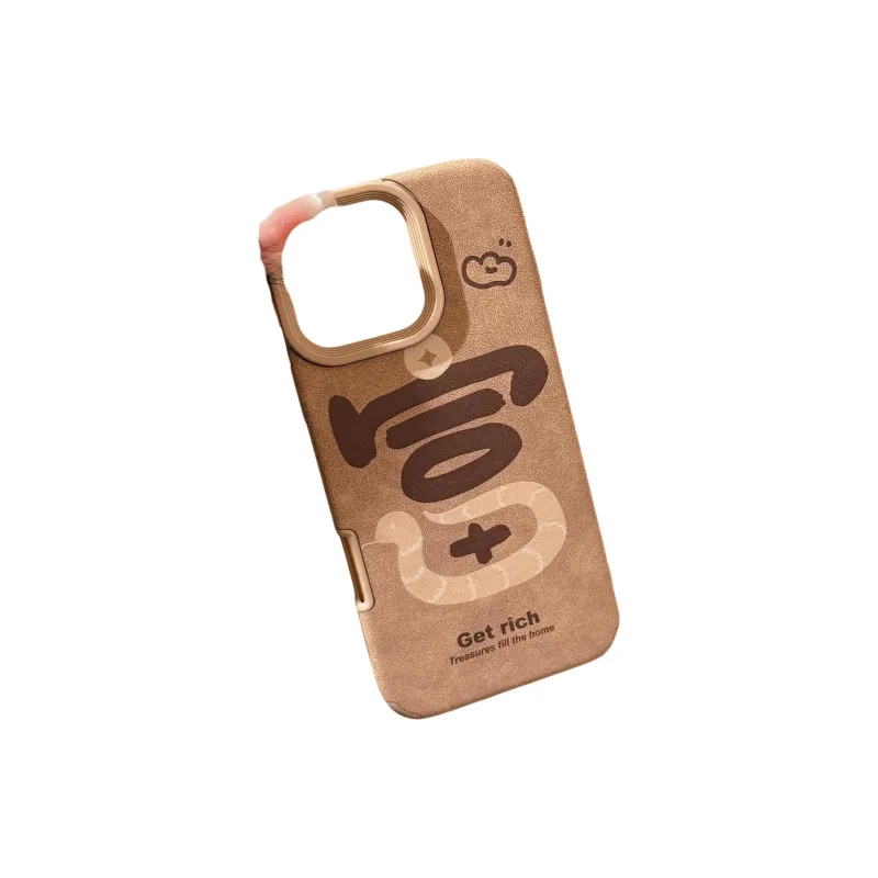 QIZHENG TPU Material Snake Year Zodiac Phone Case Compatible With Apple 16 Pro Max/15/14/13/12/11-7