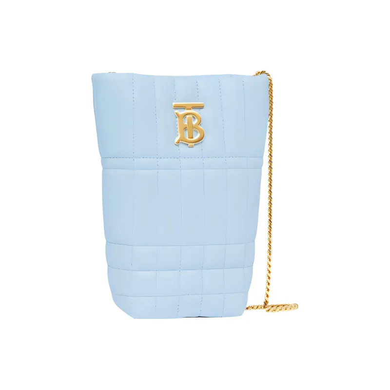 Burberry Lola Lola Bag Lambskin Bucket Bags Crossbody Bag Shoulder Bag Mini Women's Light Blue-2