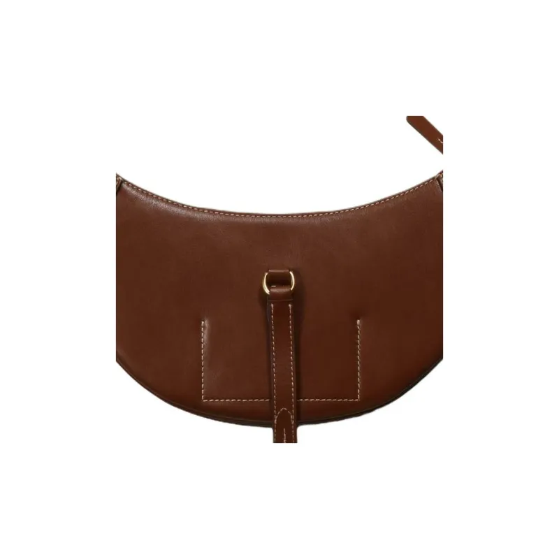 Polo Ralph Lauren Sport Calf P Id Mini Shoulder Bag Cuoio-4