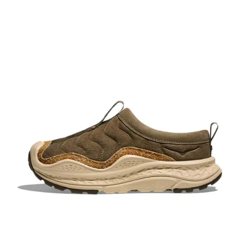 HOKA ONE ONE Ora Primo Anti Slip And Wear Resistant Warm Low Top Casual Shoes Unisex Brown