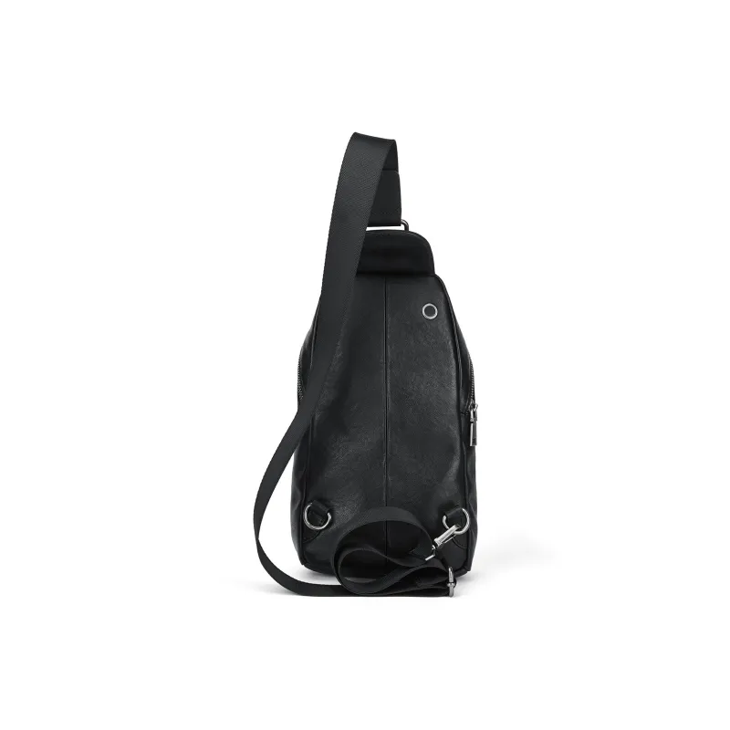 ROBERTA DI CAMERINO Cow Leather Sling Bag Men's Black-2