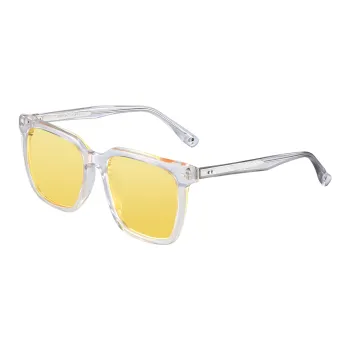 PULAIS Plate Frame Square Sunglasses Men's