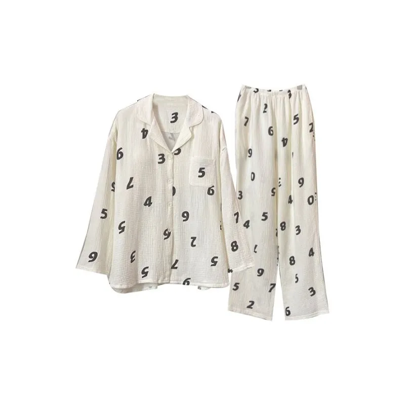 OEING Pajama Set Women's Milk White-0