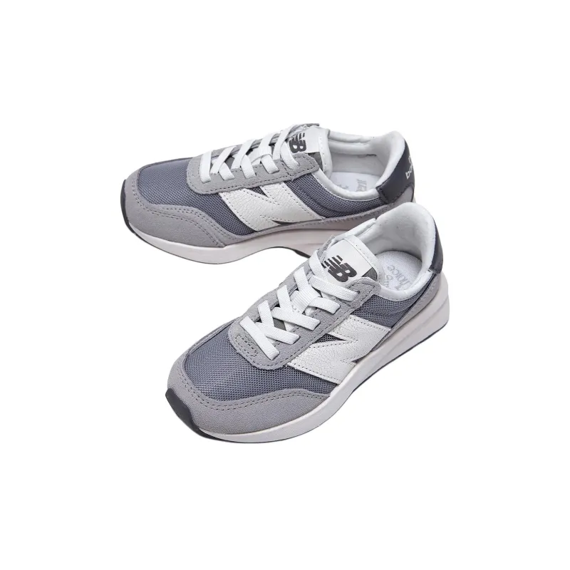New Balance 370 Anti-Slip Wear-Resistant Low-Top Kids' Running Shoes Gray Kids'-2