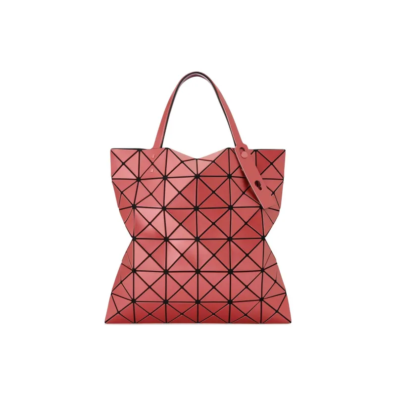 ISSEY MIYAKE Polyvinyl Chloride Resin Tote Bag, Shopping Bag, Handbag Women's Pink & Red-2