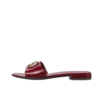 GUCCI Slip Resistant Slide Slippers Women's Red