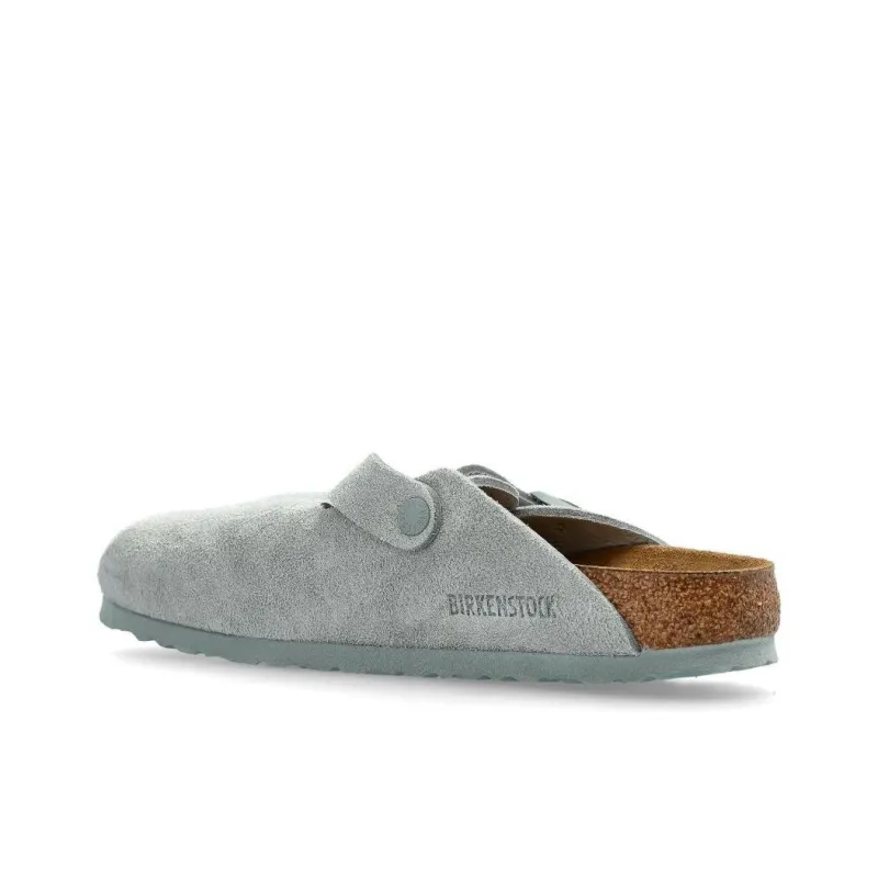 Birkenstock Women's Boston Suede Leather 'Pure Sage'-4